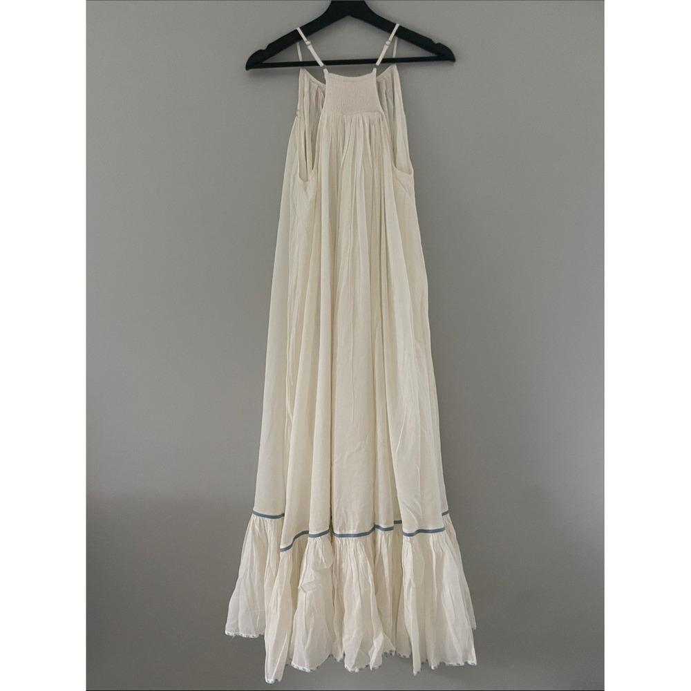 Free People Whisper White Floral Embroidered Maxi Dress OB2270872 Ivory Small - Picture 9 of 13